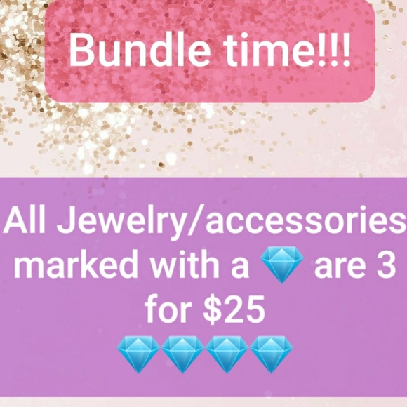 Blue drop Rhinestone Dangle earrings💎 - Picture 4 of 4